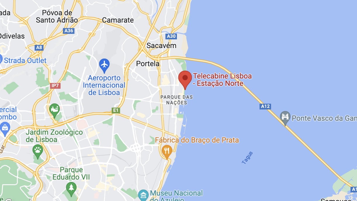 Telecabine Lisbon on Map