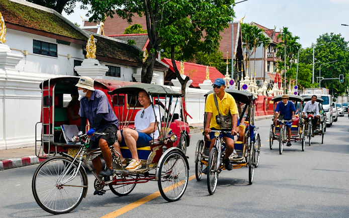 Chiang Mai City and Doi Suthep Private Guided Tour with Trishaw Ride