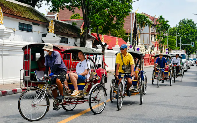 chiang mai city and doi suthep private guided tour with trishaw ride-1