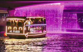 Sheikh Zayed Bridge Waterfall