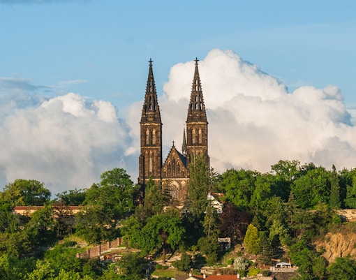 Vysehrad Castle - This is a Photograph of Vysehrad Castle