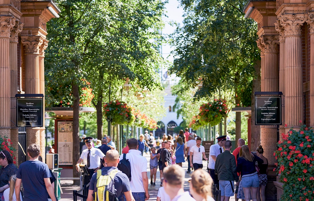 Tivoli Gardens in Copenhagen