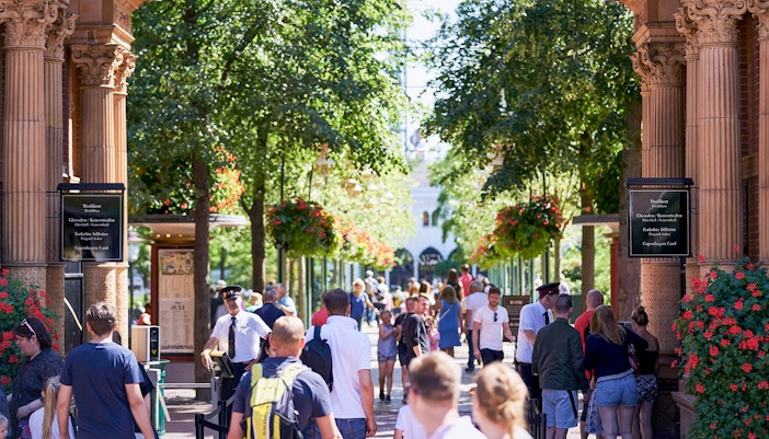 Tivoli Gardens in Copenhagen