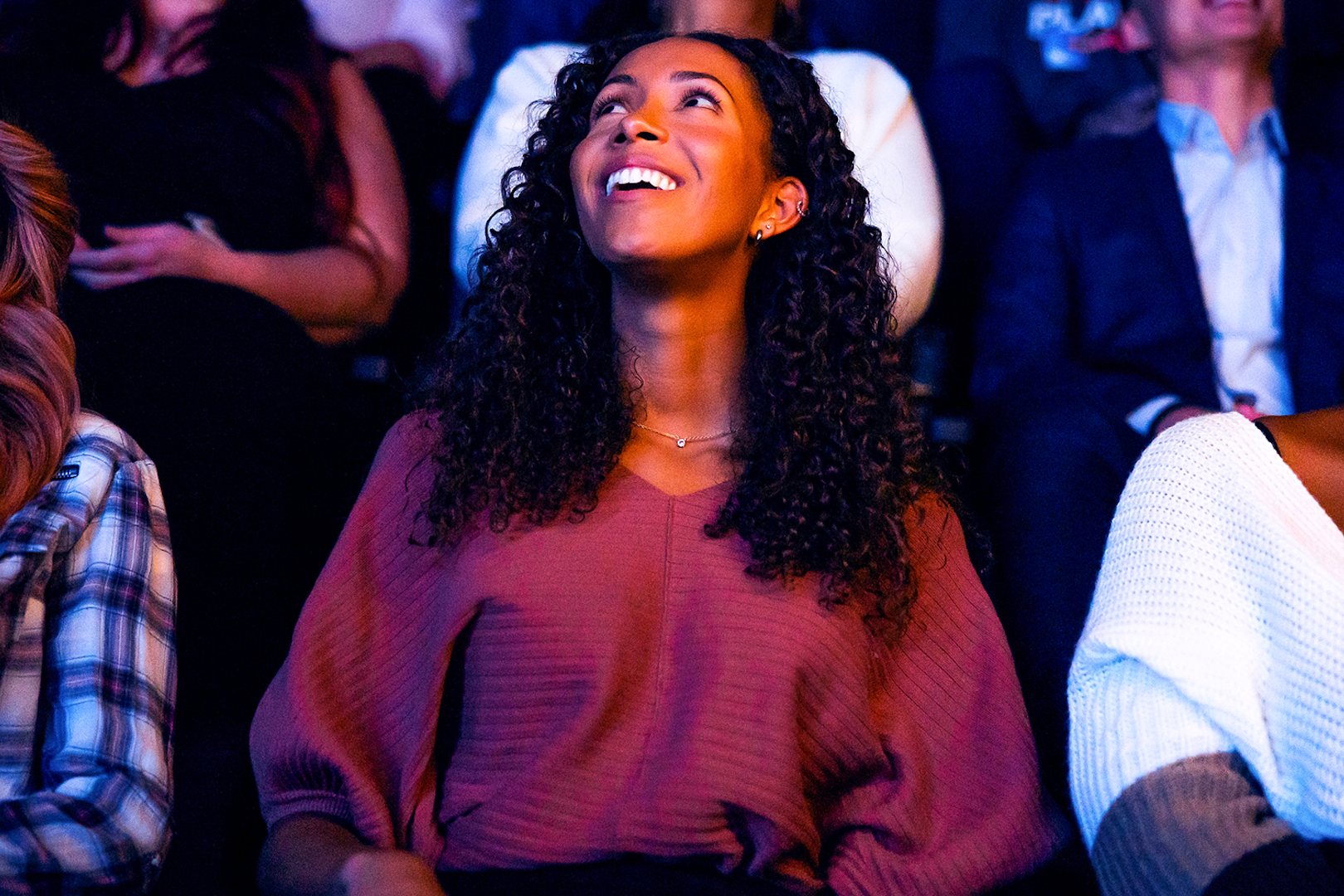 Visitor enjoying a show at the Sphere in Las Vegas.
