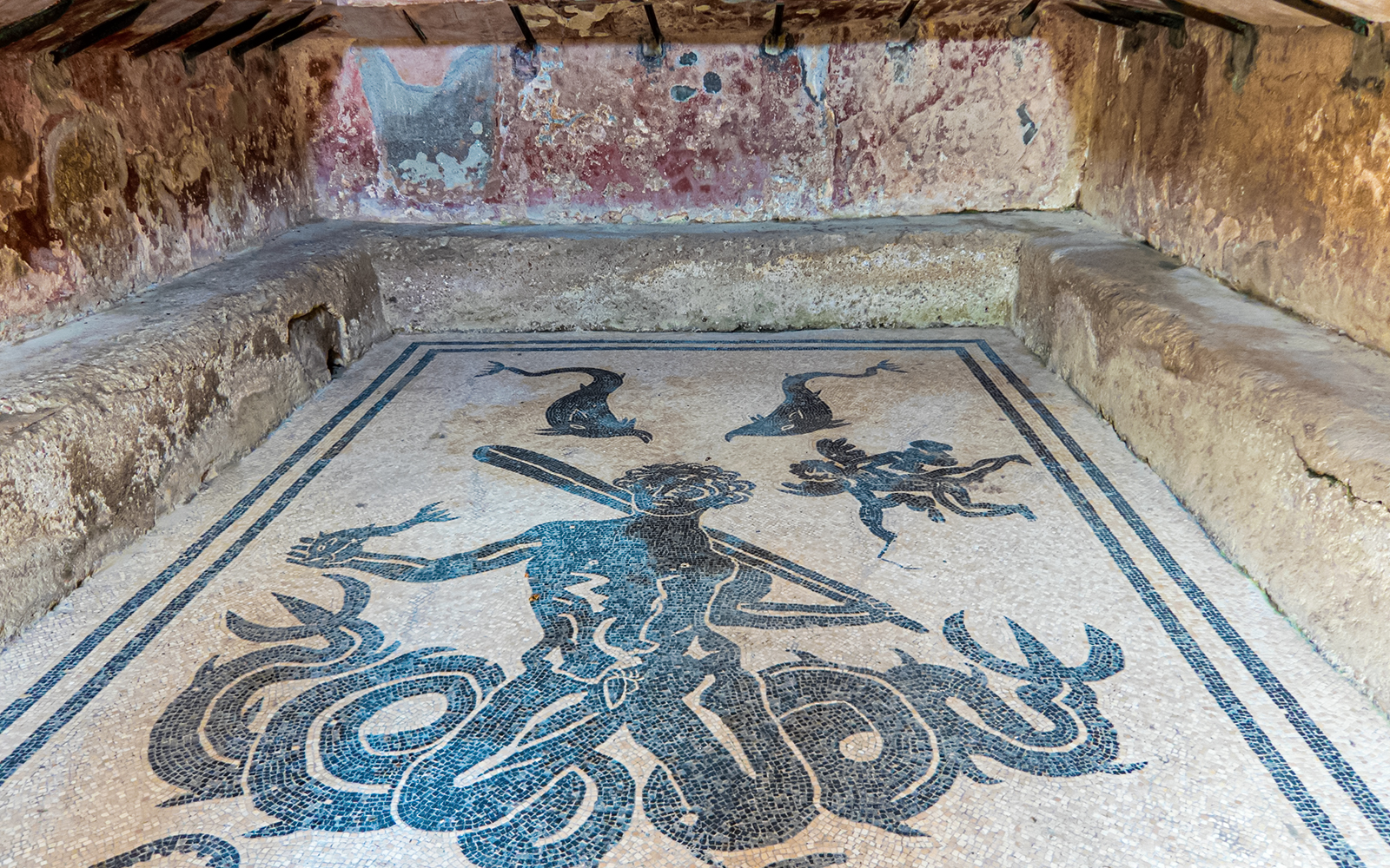 Herculaneum Frescoes and mosaics