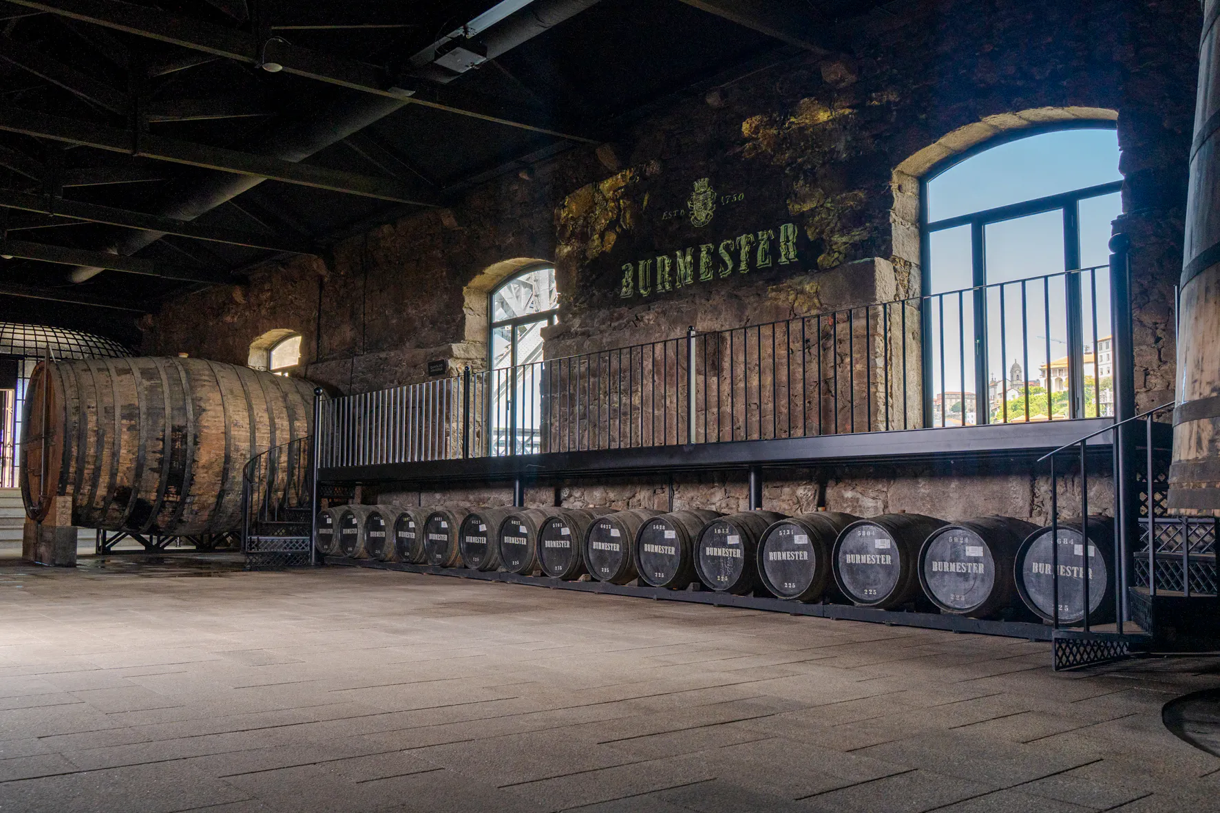 Burmester Wine Cellar Guided Tour with 3 Port Wine Tastings