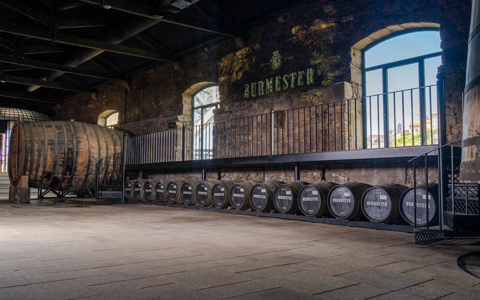 Burmester Wine Cellar Guided Tour with 3 Port Wine Tastings