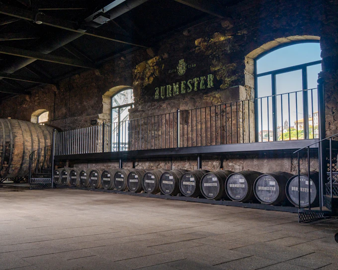 Burmester Wine Cellar Guided Tour with 3 Port Wine Tastings