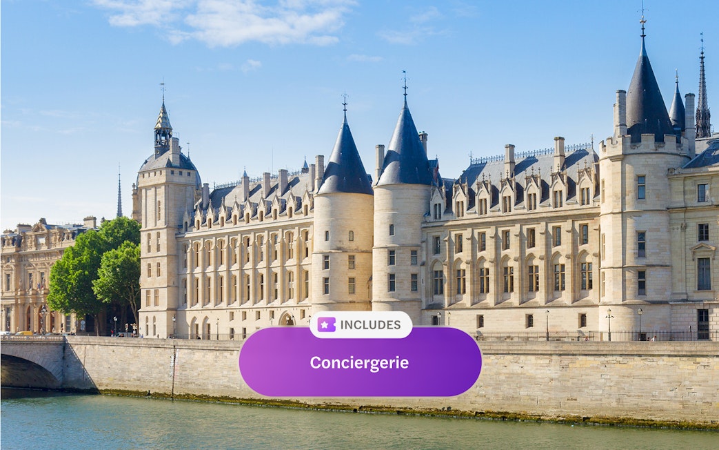 Conciergerie building along the Seine River in Paris, included in Paris Museum Pass.