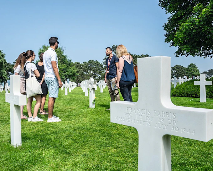 From Caen: D-Day Beaches Half-Day Tour with Caen Memorial Museum Entry
