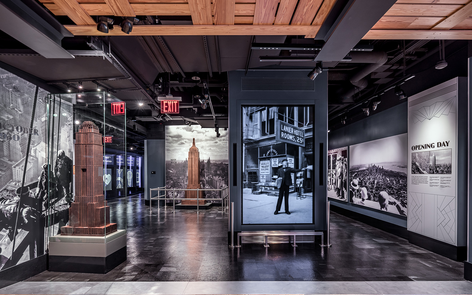 Empire State Building Exhibits - Opening Day