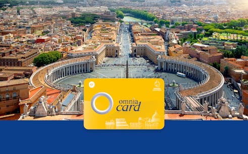 72 hr roma pass & omnia card: entry tickets to the vatican & 2 attractions + hop-1