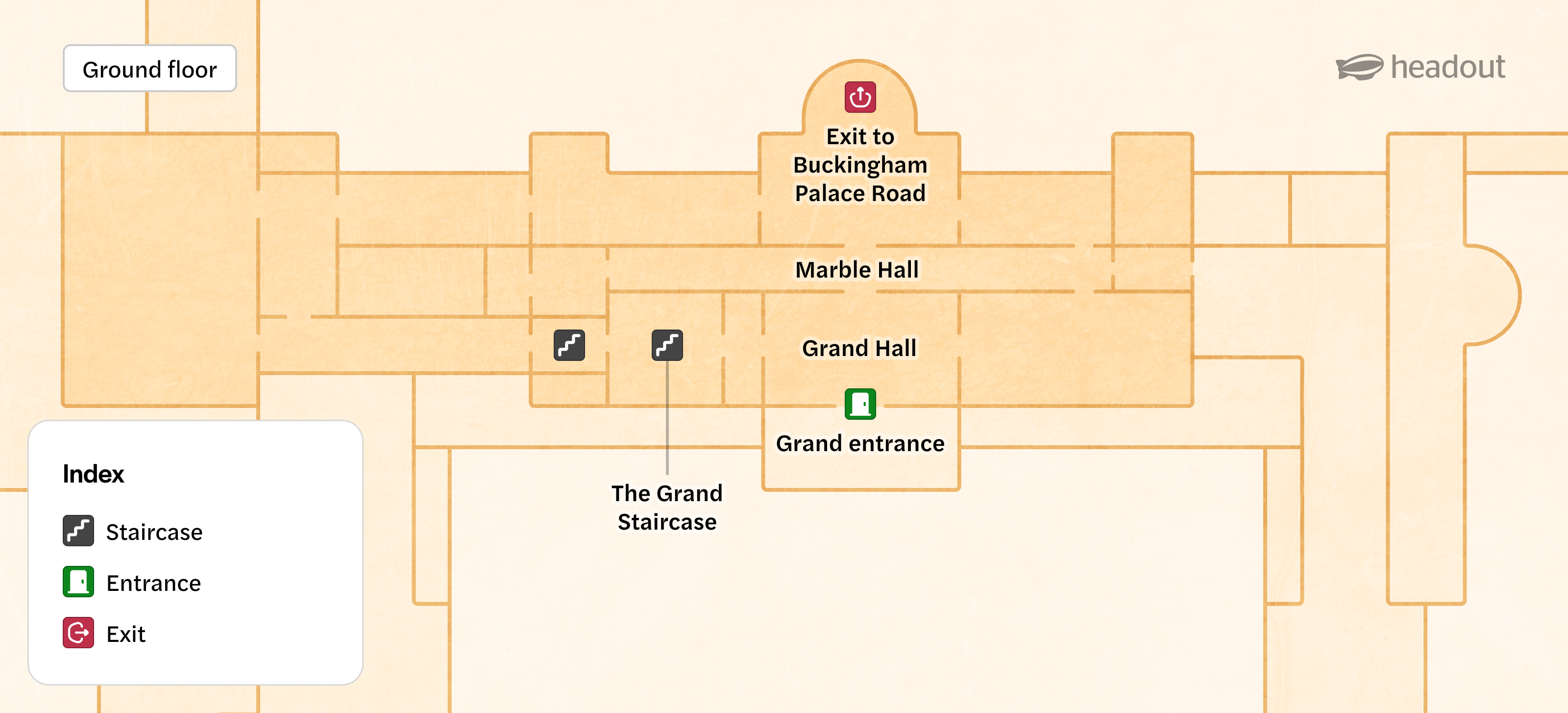 Buckingham Palace floor plan