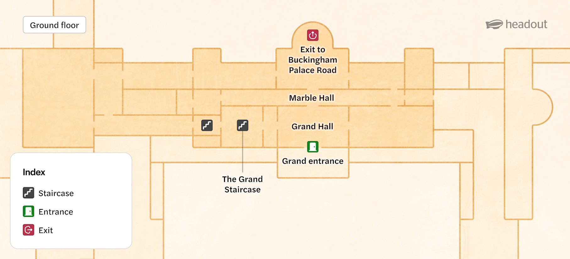 Buckingham Palace floor plan