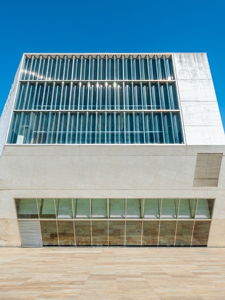 Casa da Musica concert hall exterior in Porto, Portugal.