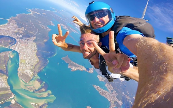 Tandem Skydive at Newcastle Beach