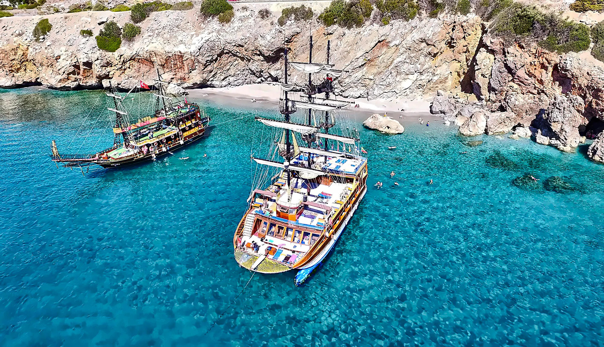 Alanya Catamaran Cruise with BBQ Lunch, Soft Drinks & Round-Trip Hotel Transfers Image 9
