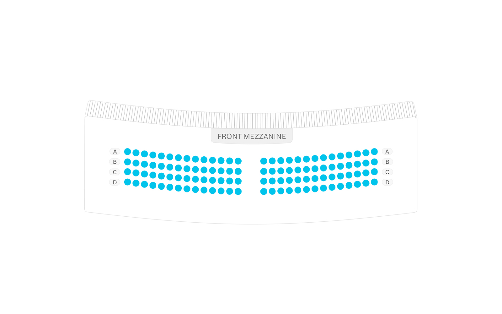 John Golden Theater Front Mezzanine