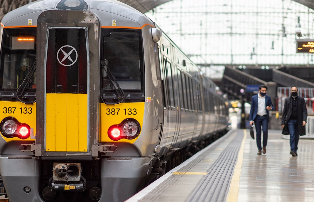 Heathrow Express at the station