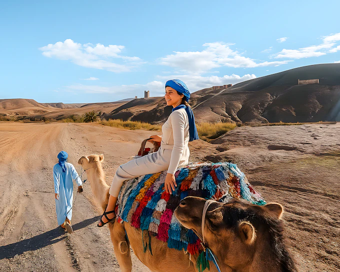 Half-Day Agafay Desert Tour with Camel or Quad Ride & Moroccan Tea