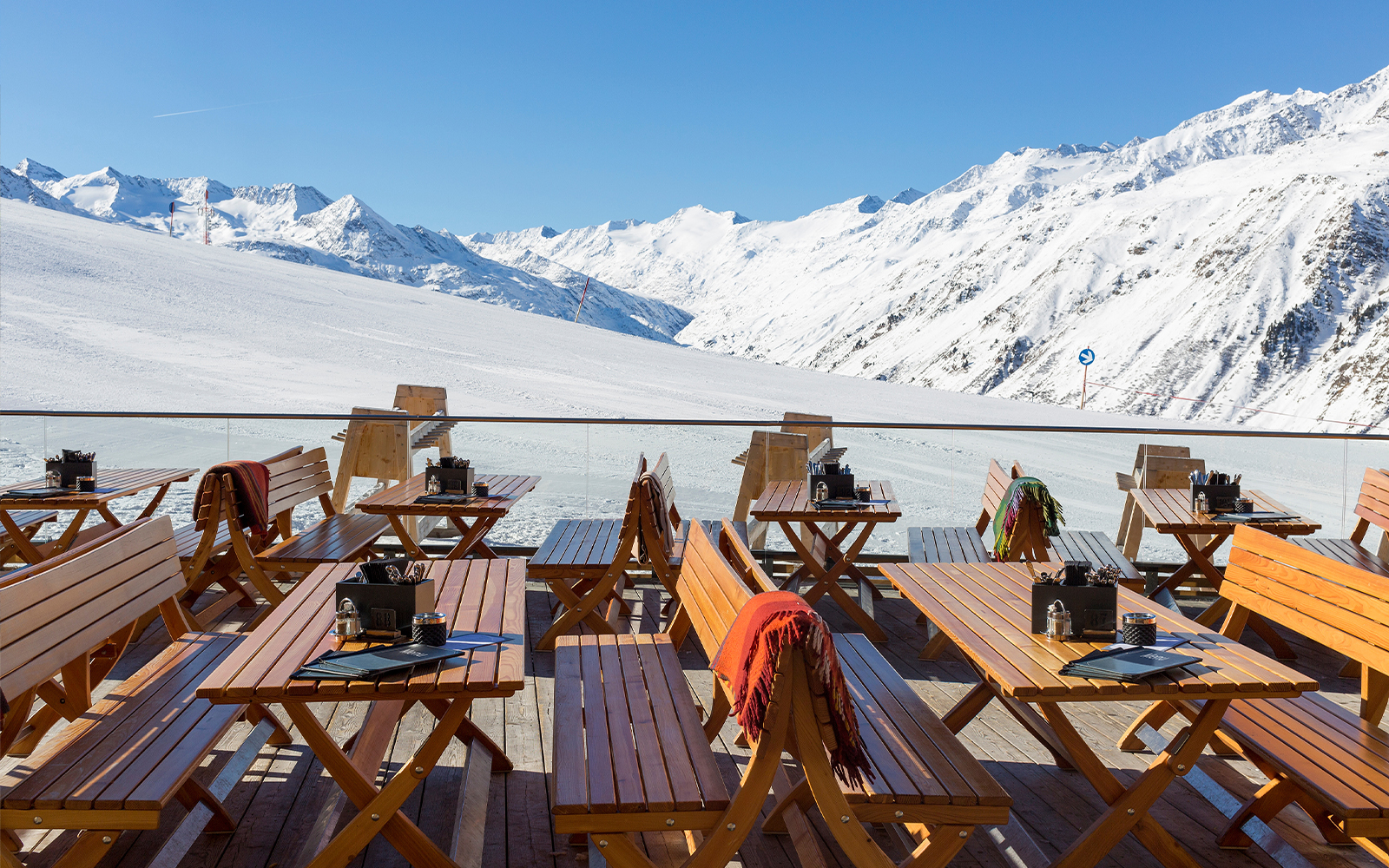 ski cafe in an Austrian Resort