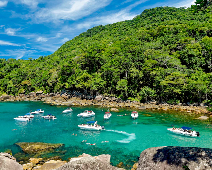 From Rio: Ilha Grande Full-Day Tour with Schooner Cruise