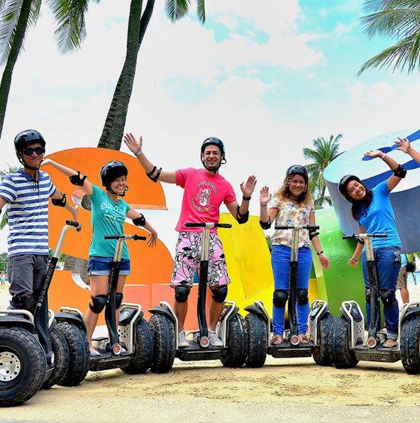 Soak in Singapore’s tropical scenery on a Sentosa Segway Tour