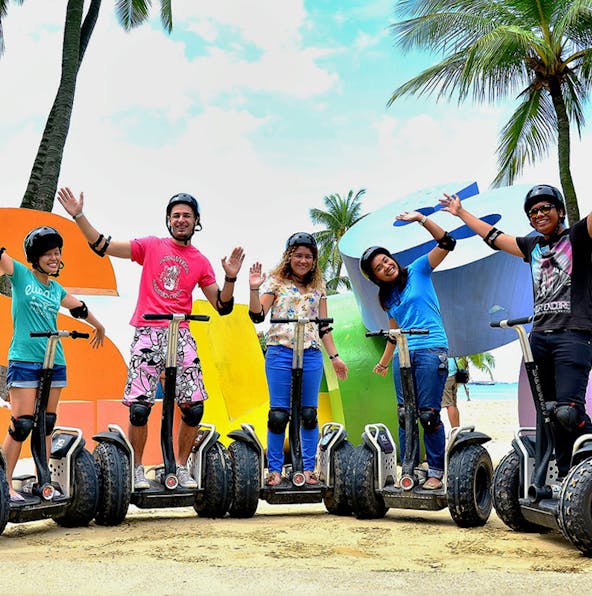 Soak in Singapore’s tropical scenery on a Sentosa Segway Tour