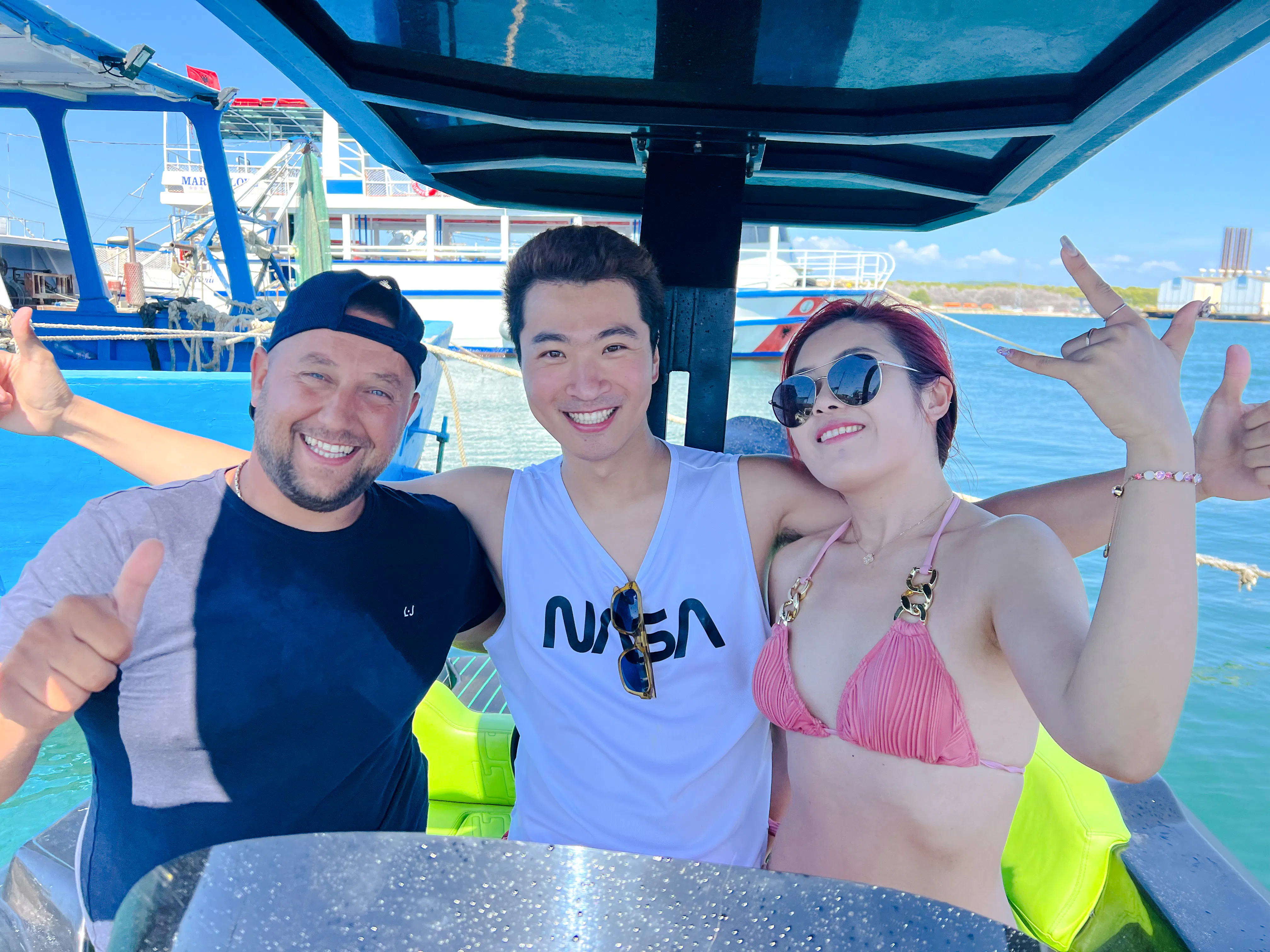 fra vlore: tur med hurtigbåt til blue gem-hulen og grama-bukten med snorkling-1