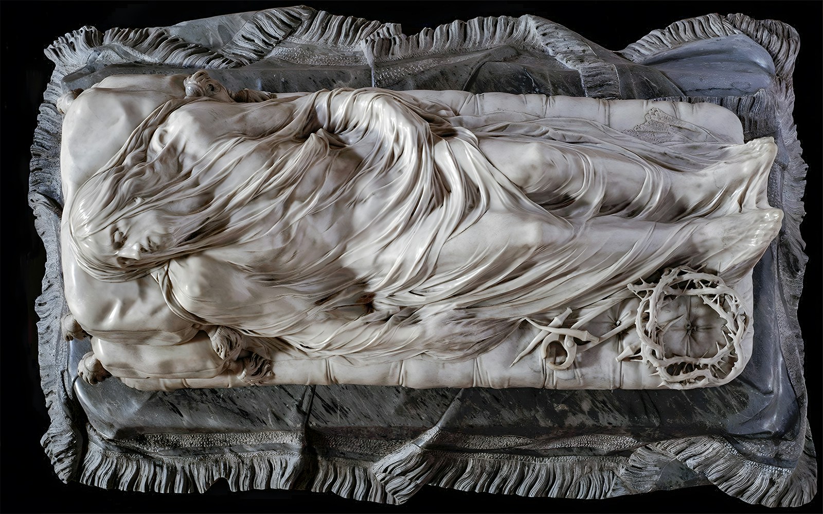 Veiled Christ in Sansevero Chapel, Naples