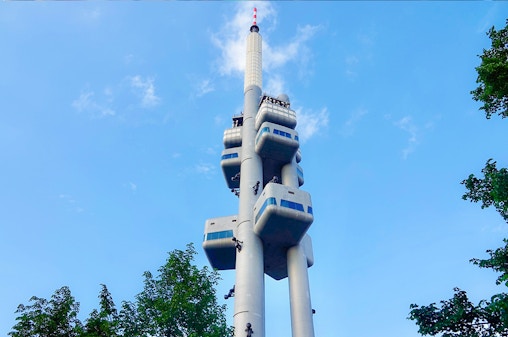 Biglietto d'ingresso alla Torre TV di Praga Zizkov con audioguida
