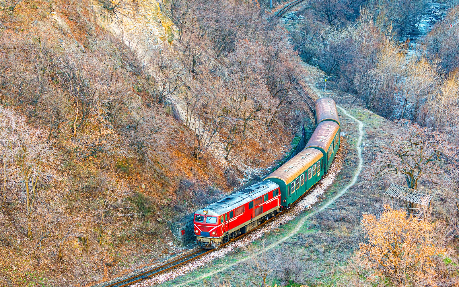 pases de tren europa Rhodope Narrow Gauge - Train in Bulgaria