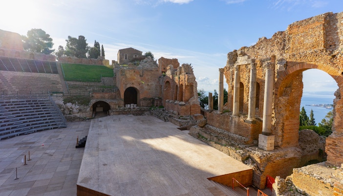 Orchestra of the Taormina Ancient Theatre