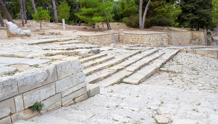 Theater Area inside Knossos Palace