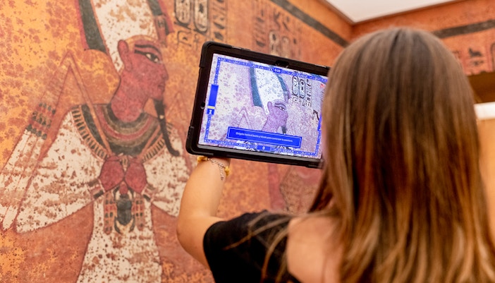 Strumenti di scoperta alla mostra Tutanchamun a Vienna