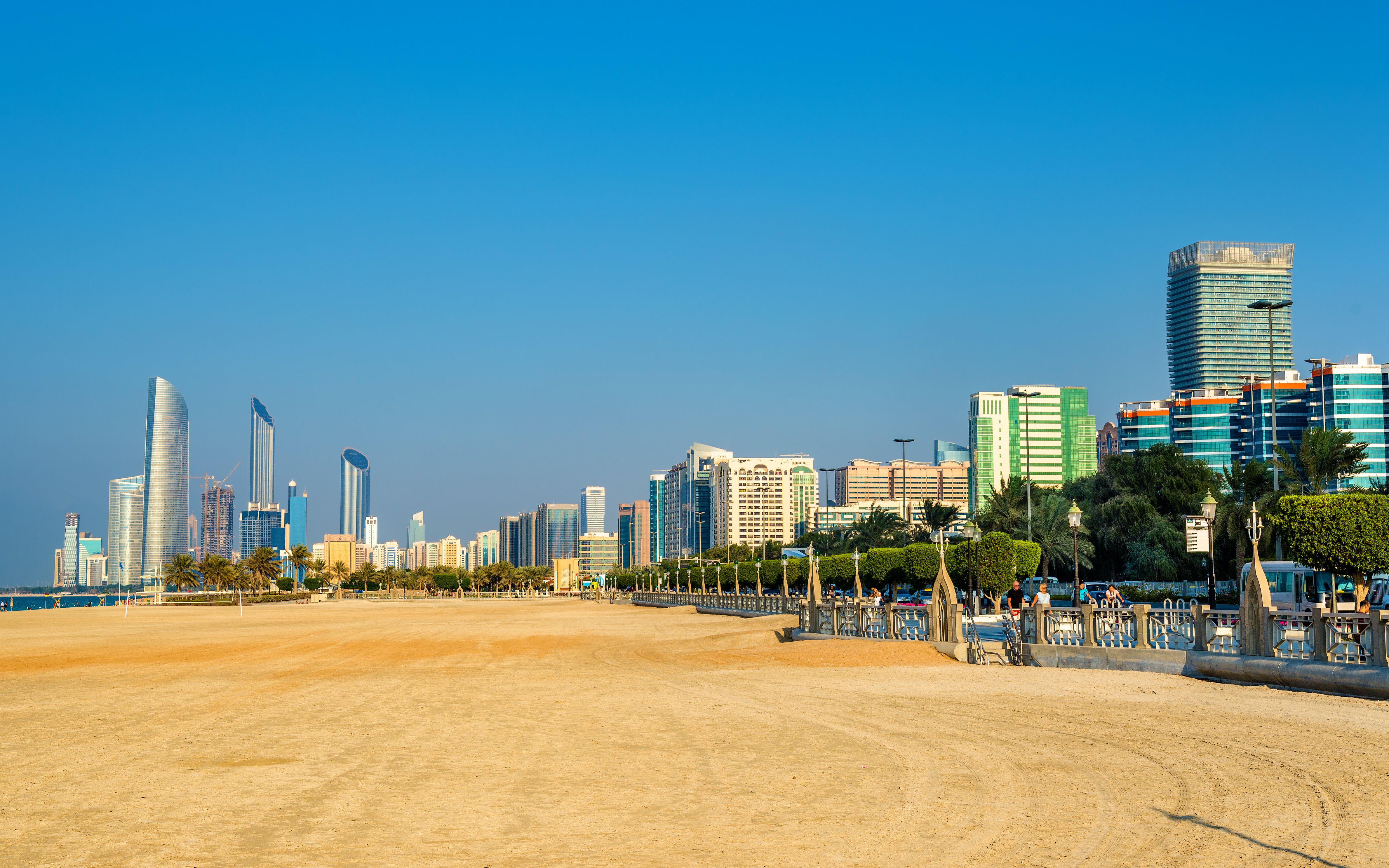 Abu Dhabis offentlige strand
