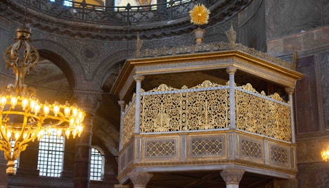 Sultan’s Lodge of the Hagia Sophia