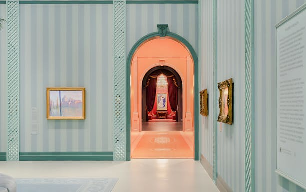 Interior view of the NGV showcasing French Impressionist paintings during Melbourne Winter Masterpieces 2025.