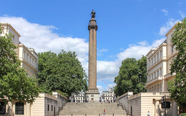 Duke of York Column in London, part of the British Royalty walking tour.