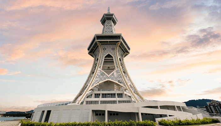 View of Maha Tower in Langkawi