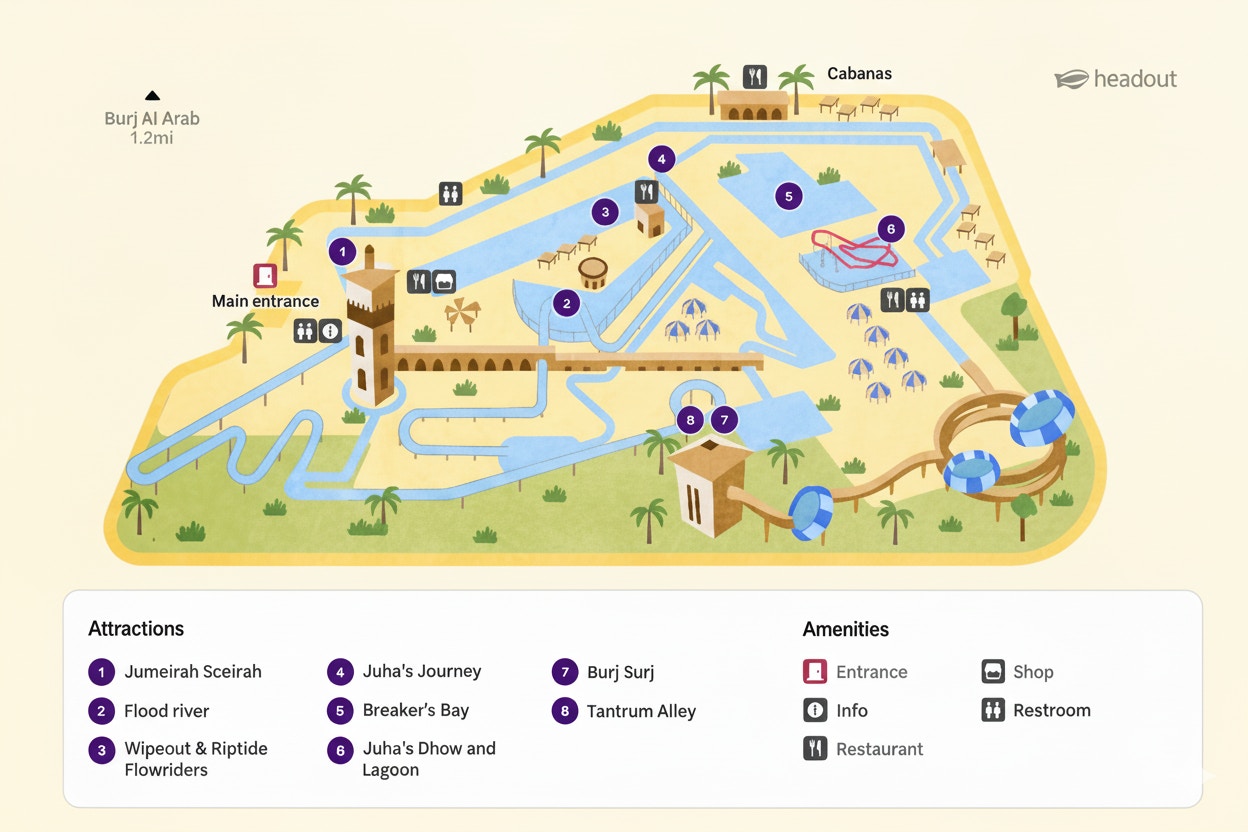 Wild Wadi map