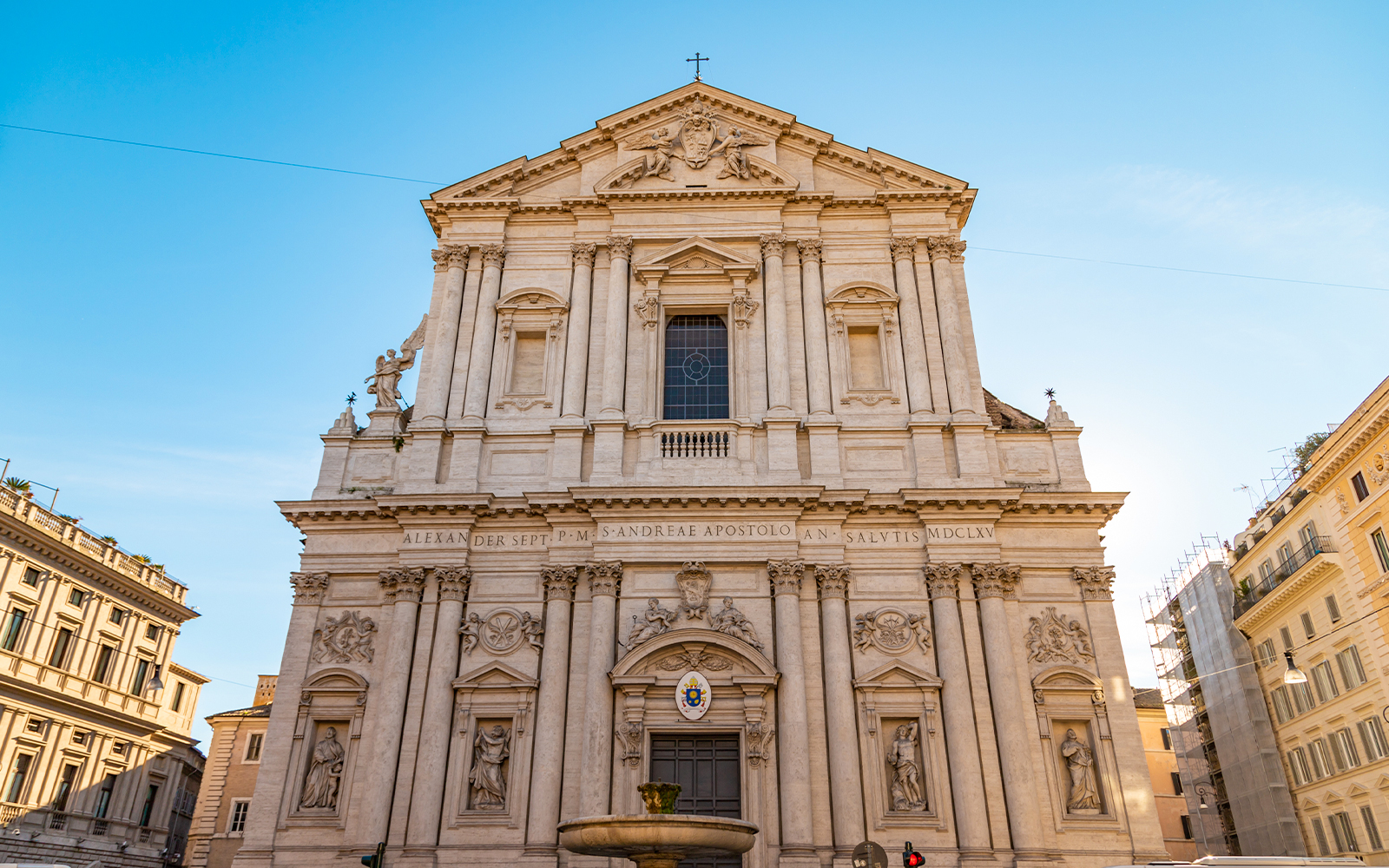 Basilica di Sant'Andrea delle Fratte in Rome, Italy