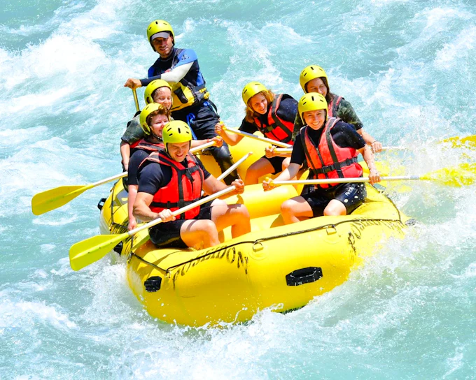 From Side: Köprülü Canyon Rafting with Zipline and Buggy Safari Combo