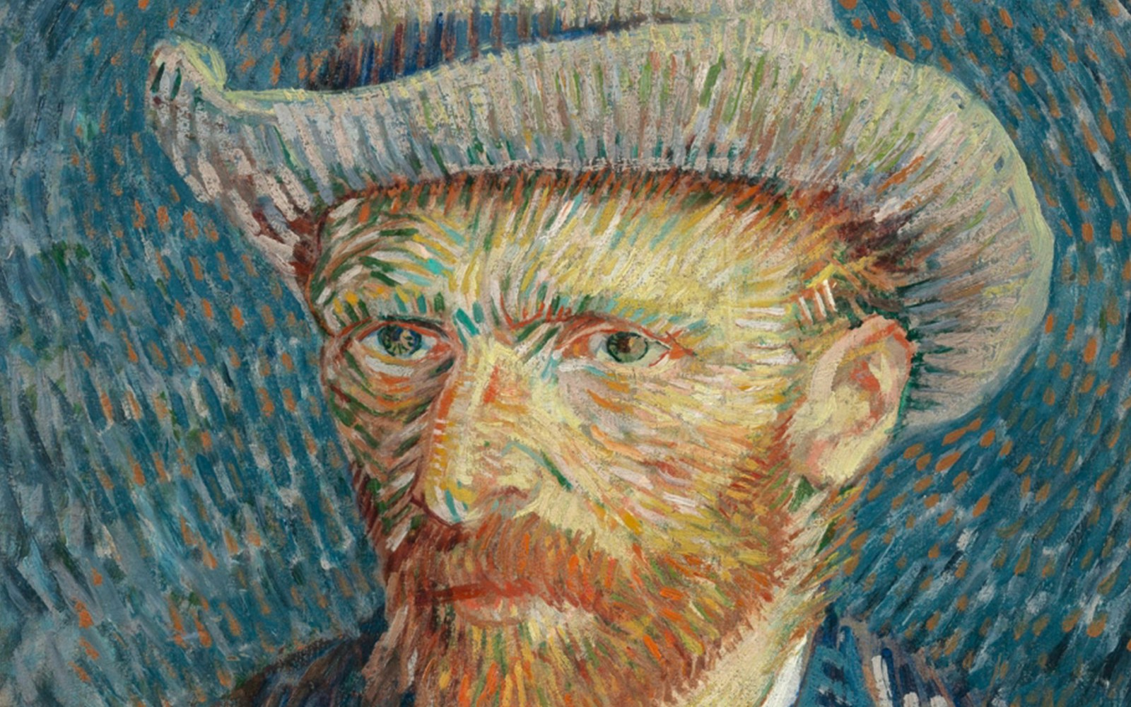 Self-Portrait with Grey Felt Hat