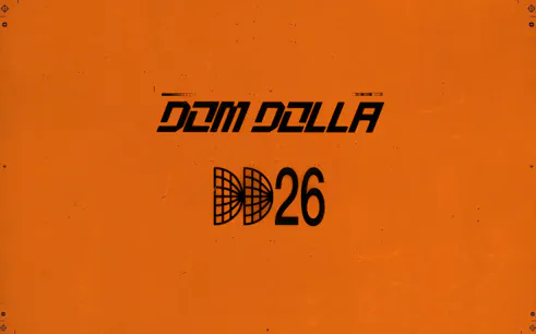 Dom Dolla event poster with DD26 logo, Ibiza.