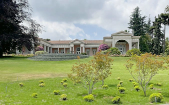 Concha y Toro Winery estate with manicured gardens and historic architecture in Chile.