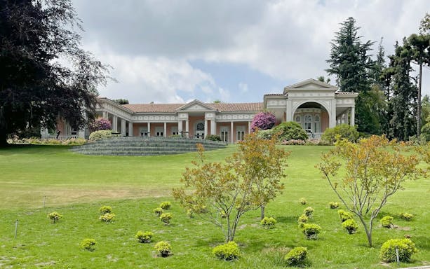Concha y Toro Winery estate with manicured gardens and historic architecture in Chile.