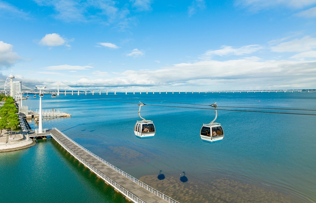 Telecabine Cable Car over Tagus River