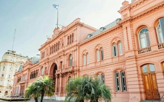 Casa Rosada, presidential palace on Avenida de Mayo, Buenos Aires.