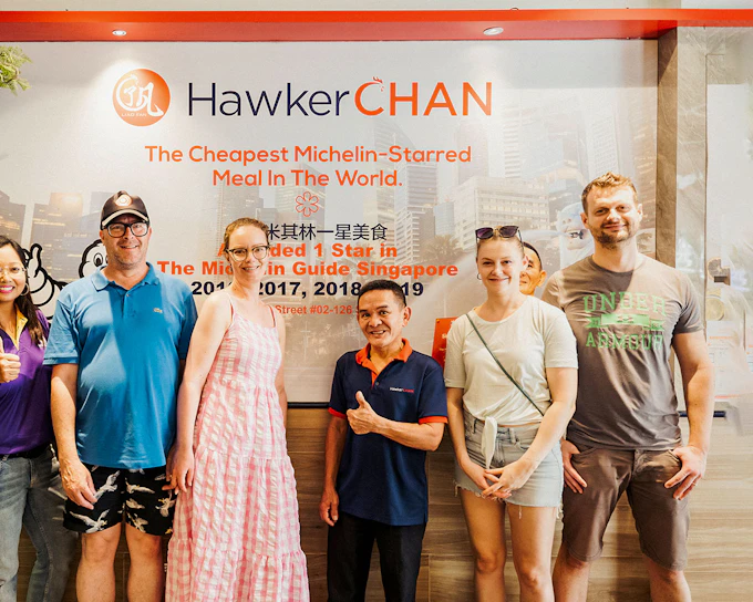 Guided Michelin and Local Hawker Food Tour